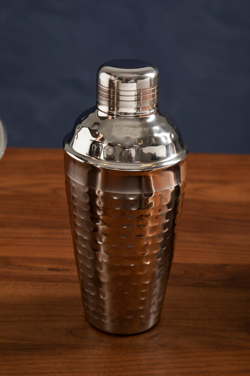 Stainless Steel Hammered Effect 500Ml Cocktail Shaker | Mixology