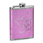 Hip Flask | Pink Girls Night Out