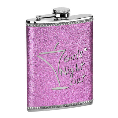 Hip Flask | Pink Girls Night Out