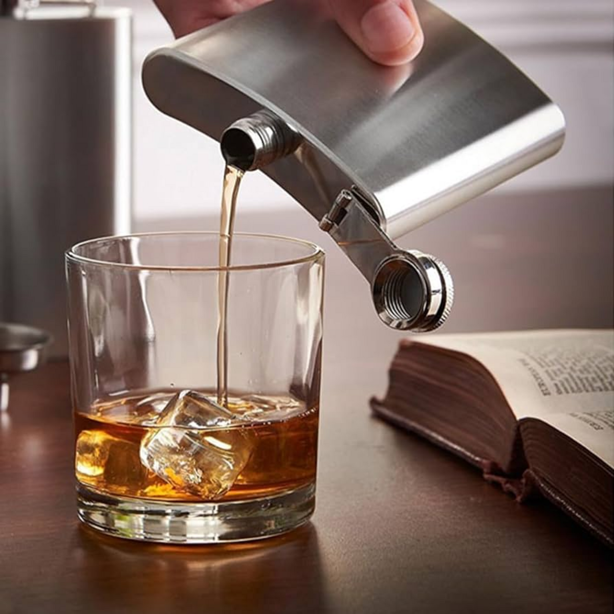 Stainless Steel 8Oz Hip Flask | Auden