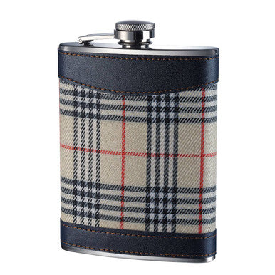 Cream Flask | Tartan Hip