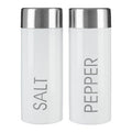 White Enamel Salt and Pepper Set | Liberty