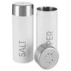 White Enamel Salt and Pepper Set | Liberty