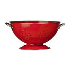 Red Enamel Colander | Hollis