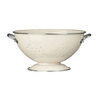 Retro Cream Enamel Colander | Hollis