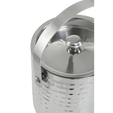 Stainless Steel Hammered Effect Ice Bucket | Martel