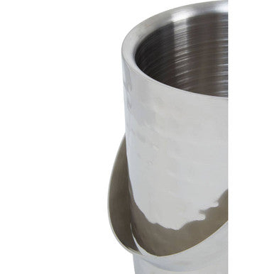 Stainless Steel Hammered Effect Ice Bucket | Martel
