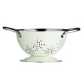 Retro Cream Enamel Mini Colander | Hollis