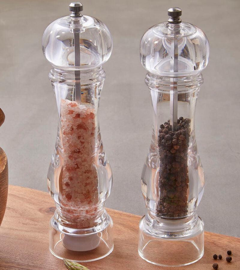 Large Acrylic Salt and Pepper Mill Set | Cody