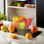 Chrome Round Fruit Basket | Avalon