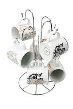 Chrome 8 Cup Mug Tree | Helix