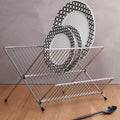 Small Chrome Folding Dish Drainer | Laurie