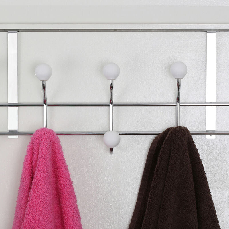 Over Door Hanger with 10 Ceramic Ball Hooks | Jaxen