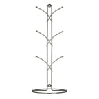 Helix  Chrome 6 Cup Mug Tree