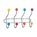 Chrome 8 Hook Hanger with Multi Colour Plastic Balls | Jaxen