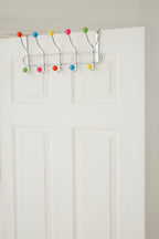 Multi Colour 10 Hook Over Door Hanger | Jaxen