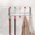 Multi Colour 10 Hook Over Door Hanger | Jaxen