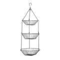 3 Tier Chrome Hanging Baskets | Tavia