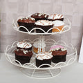 2 Tier Cup Cake Stand | Cream Wire