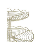2 Tier Cup Cake Stand | Cream Wire