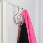 Ten Hook Over Door Chrome Hanger | Chic