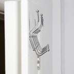Ten Hook Over Door Chrome Hanger | Chic