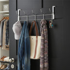 Ten Hook Over Door Chrome Hanger | Chic