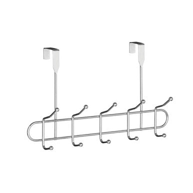 Deluxe Chrome 10 Hook Over Door Hanger | Chic