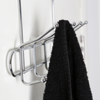 Deluxe Chrome 10 Hook Over Door Hanger | Chic