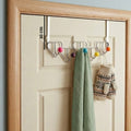 5 Hook Heart Design Over Door Hanger with Multi Coloured Balls | Jaxen