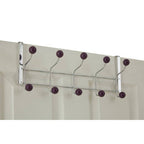 Jaxen Purple Balls Ten Hook Over Door Hanger