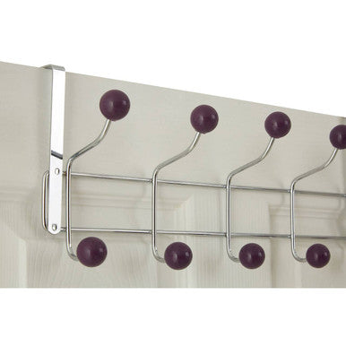 Jaxen Purple Balls Ten Hook Over Door Hanger