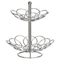 2 Tier Chrome Fruit Basket | Ellipse
