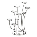 Swirl Chrome 9 Cup Cake Stand | Chrome Swirl