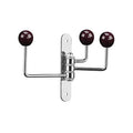 Purple Ceramic Balls 3 Hook Wall Hanger | Jaxen