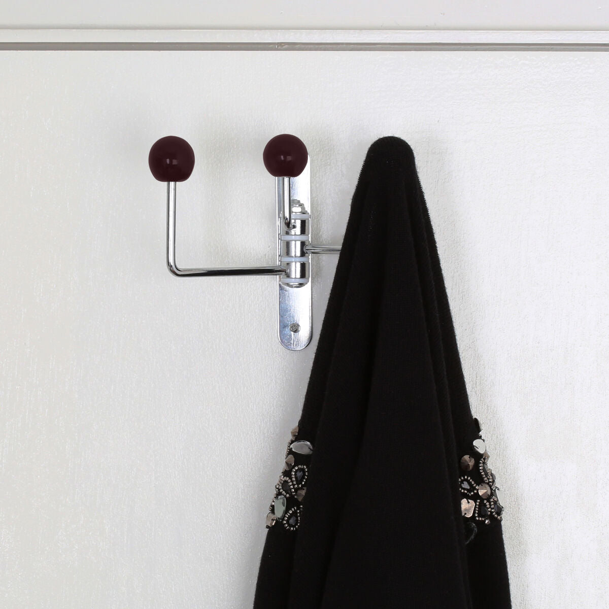Purple Ceramic Balls 3 Hook Wall Hanger | Jaxen