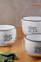 La Cuisine De Mere Set of 3 Storage Pots.
