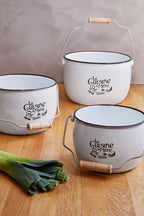 La Cuisine De Mere Set of 3 Storage Pots.