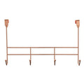 4 Hook Rose Gold Over Door Hanger