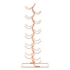 12 Tier Wine Rack with Copper Finish | Wren