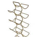 12 Bottle Wine Rack with Gold Finish | Wren