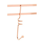 Copper Finish Over Door 5 Hook Swirl Hanger | Jaxen