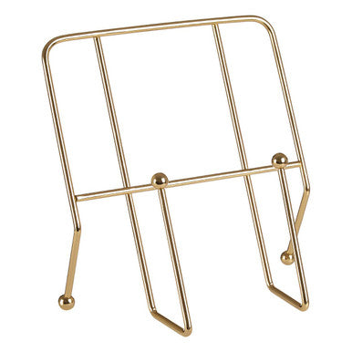 Gold Finish Cookbook Stand | Reyna