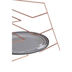 Rowan Copper Plated Corner Plate Rack