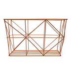 Copper Finish Tapered Wire Basket | Vertex