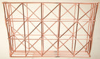 Copper Finish Zigzag Wire Basket | Vertex