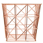 Copper Finish Zigzag Wire Basket | Vertex