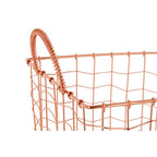 Wavy Grid Rectangular Wire Basket | Vertex