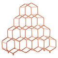 10 Bottle Copper Plated Spice Rack | Vertex