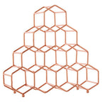 10 Bottle Copper Plated Spice Rack | Vertex